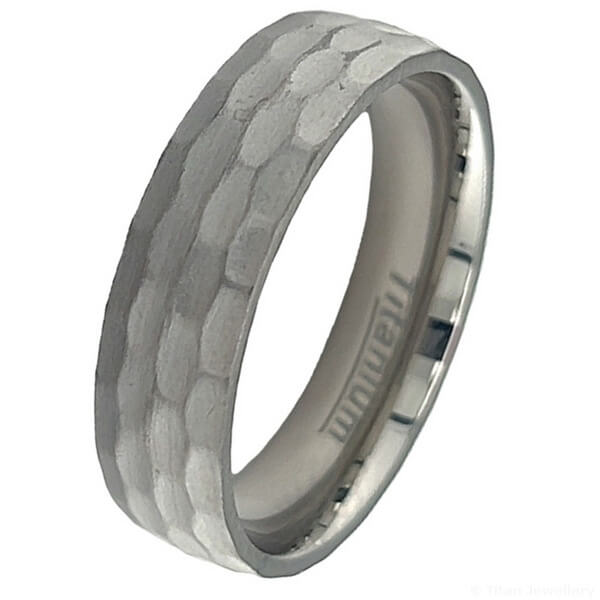 Mens titanium rings discount