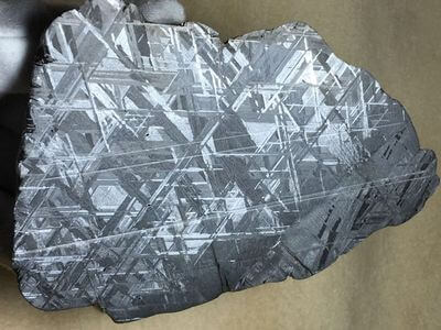 Tantalum Diamond and Meteorite Rings with Security Tag
