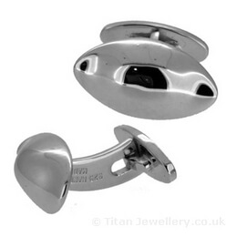Handmade Sterling Silver Tortoise Cufflinks