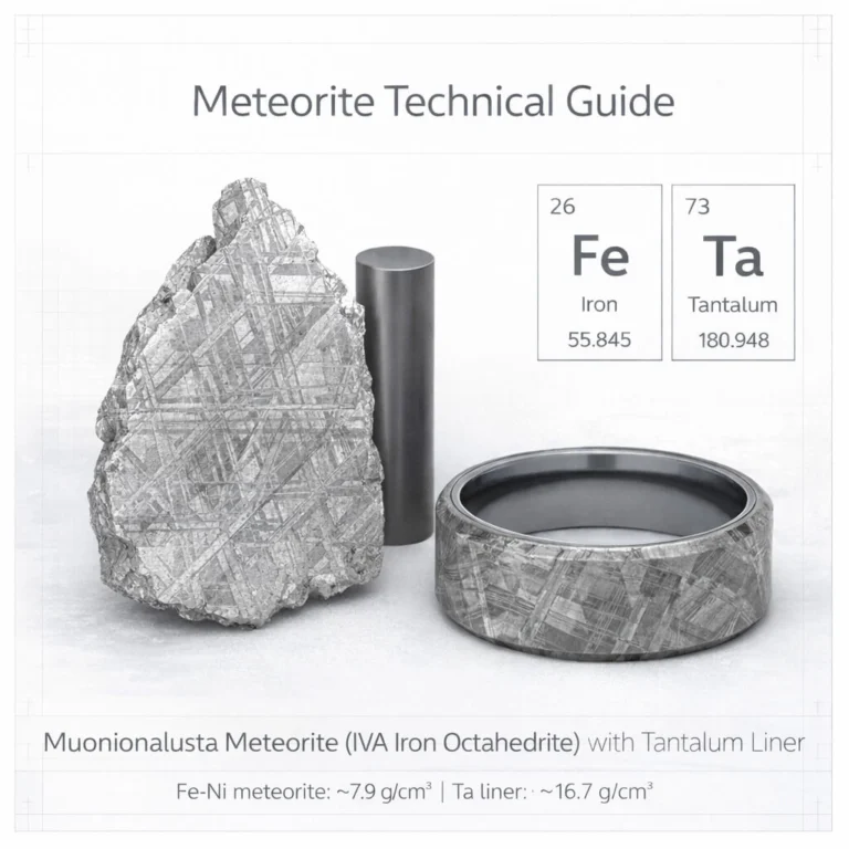 Muonionalusta Meteorite with Tantalum Liner